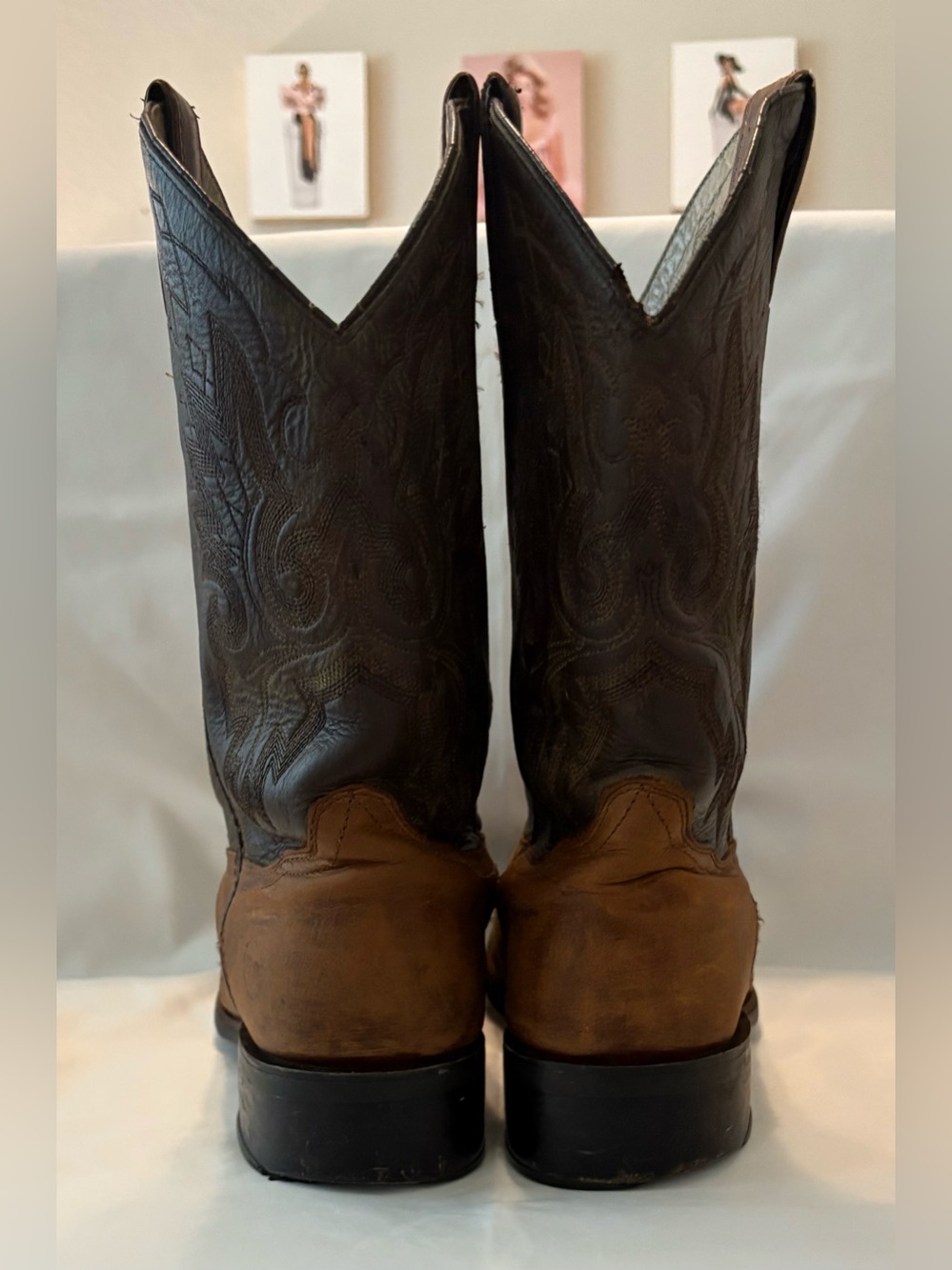 Double H Men’s Western Square Toed Boots DH 3571 Size 9 - Picture 5 of 12